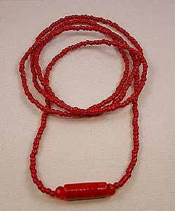 Guia de Proteção Vermelha (65 cm) - Pombo Gira - Iansã - Umbanda - Candomblé