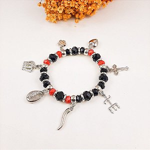 Pulseira Berloqueira para Exú Umbanda Candomblé