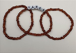 Kit Pulseira de Proteção para Xangô (3 pulseiras)