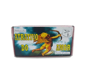 Defumador Natureza Espiritual Atrativo do Amor 20 Tabletes | Limpeza Energética, Harmonia, Amor-Próprio e Bem-Estar