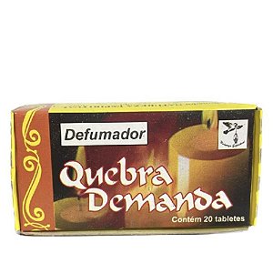 Defumador em Tablete Quebra Demanda – Limpeza Espiritual 20 Tabletes Proteção e Descarrego