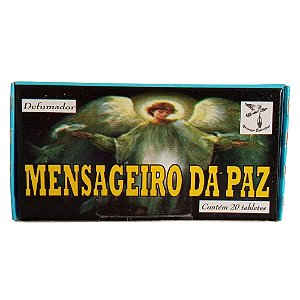 Defumador Natureza Espiritual Mensageiro da Paz 20 Tabletes | Limpeza Energética, Paz, Harmonia e Bem-Estar