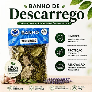 Banho de Ervas Descarrego Completo Proteção Limpeza Espiritual Umbanda Candomblé Contra Energias Negativas
