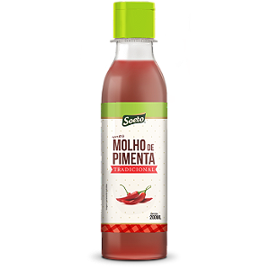 Molho de Pimenta Tradicional Soeto 200 ml