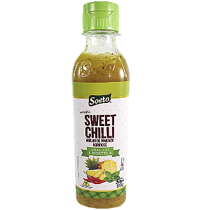 Molho Sweet Chilli Agridoce Abacaxi e Hortelã Soeto 200 ml