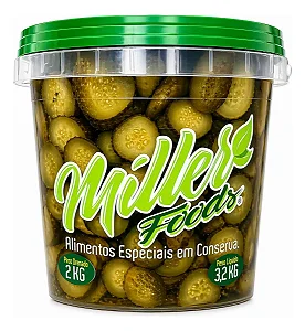 Picles de Pepino Agridoce - Sweet Pickle Miller Foods 2 kg