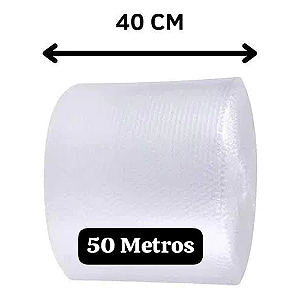 Plástico bolha 43 cm x 50 metros - ENVIO IMEDIATO - EXCELENTE QUALIDADE