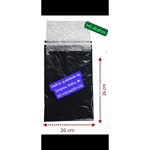 Envelope de segurança 26 x 36 com bolha , 250 unidades, 50 micras , Excelente qualidade e Envio Imediato