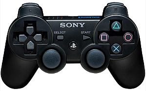 Controle Sony DualShock 3 Preto - PS3 (Usado)