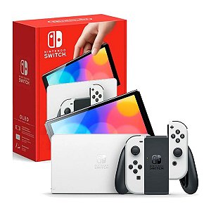 Console Nintendo Switch OLED Branco - Nintendo (Usado)