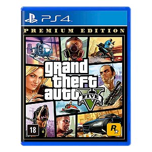Jogo Grand Theft Auto V (Premium Edition) Midia Física - PS4