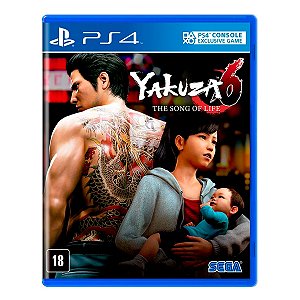 Jogo Yakuza 6: The Song of Life - Mídia Física - PS4