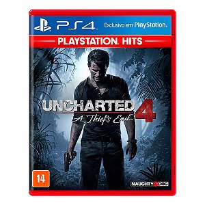 Jogo Uncharted 4: A Thief's End (PlayStation Hits) - Mídia Física - PS4