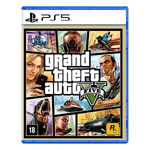 Jogo GTA V - Mídia Física - PS5