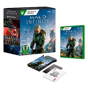 Jogo Halo Infinite Mídia Física Com Baralho Exclusivo - Xbox Series / Xbox One