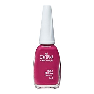 Esmalte Cremoso Rosa Floral 8ml - Colorama