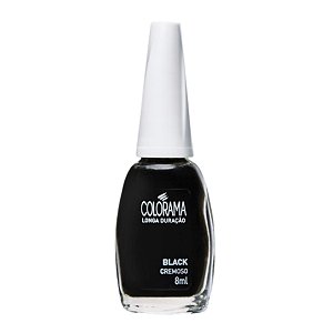 Esmalte Cremoso Black 8ml - Colorama