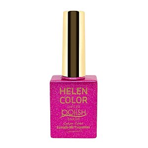 Esmalte em Gel Glitter Cor nº #27 Coleção Mil Purpurina 15ml - Helen Color