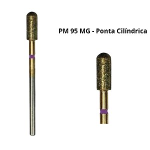 Broca Diamantada Maxi Gold Ponta Cilíndrica PM 95 MG