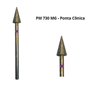 Broca Diamantada Maxi Gold Ponta Cônica PM 730 MG