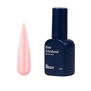 Esmalte em Gel Base Estrutural Natural Pink 11ml - Bluwe