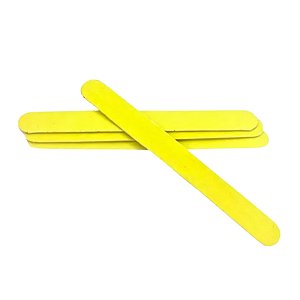 Lixa para as Unhas Amarelo Canário com 3 und