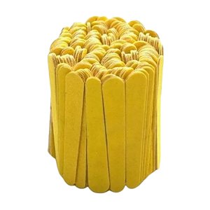 Lixa para as Unhas Amarelo Canário Mini com 144 und