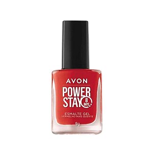 Esmalte Vermelho mais quente Coleção Power Stay 9g - Avon