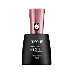 Esmalte Top Coat Fixador Coleção Diamond Gel 9,5ml - Risqué