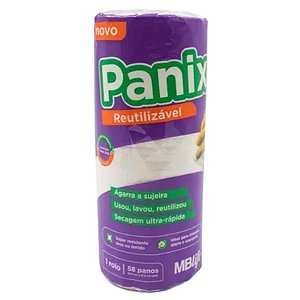 Pano Multiuso Reutilizável com 58 Toalhas - Panix