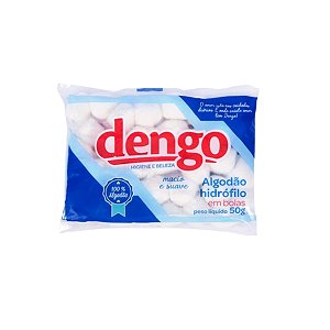 Algodão Hidrófilo Cx 50gr - Dengo