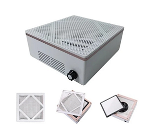 COLETOR DE PO SIOUX 120W BRANCO/ROSE GOLD