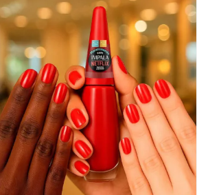 Esmalte Maratonando com Impala Netflix - Netinha