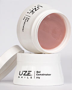 GEL CONSTRUTOR NATURAL NUDE 25G UZE NAILS