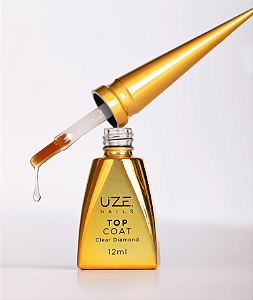 TOP COAT CLEAR DIAMOND 12ML UZE NAILS