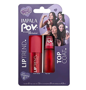 KIT IMPALA POV ESMALTE + GLOSS LABIAL ANTONELA