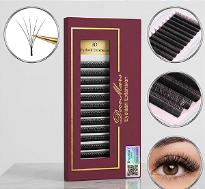 CÍLIOS DECEMARS FIO W5D 0.07D 13MM (ROXO)