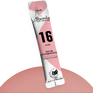 RA-15-16 - NUDE REFIL GEL DE ALONGAMENTO ALLSMILE BY REAL LOVE