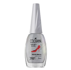 ESMALTE COLORAMA 8ML COLEÇÃO DIABO VESTE PRADA - VESTE PRATA