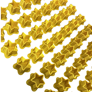 Batoque de Estrela Dourada Descartável Tattoo 35 Un Cup Ink