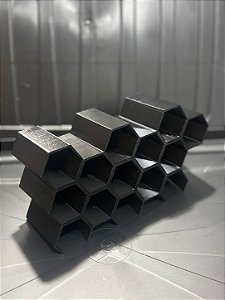 Suporte Expositor Para Tintas De Tatuagem 11 Tubos Preto