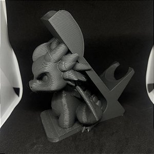 Suporte Para Maquinas De Tatuagem Tattoo DRAGÃO Cinza Escuro