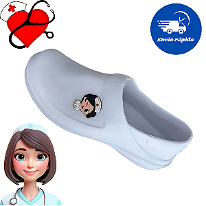 Sapato profissional enfermagem , antiderrapante impermeável, super macio e leve