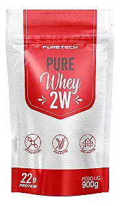 Whey Protein Pure Whey 2w Concentrado E Isolado refil 900g Sabores