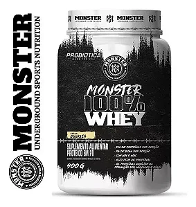 Monster 100% Whey 900g - Probiótica Sabores