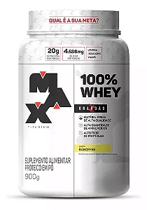Whey 100% Concentrado 900gr Rafael Brandao - Max Titanium
