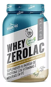 Whey Zero Lac Pote 900g - Shark Pro sabores