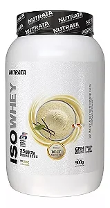 Iso Whey 900g Nutrata - Whey Protein Isolado Puro Sabores