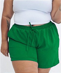 Short Tecido Duna Forrado G1 Verde