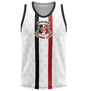 Regata Retrô Explosão Inferno Coral